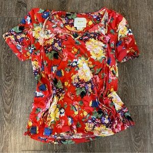 Anthropologie floral top